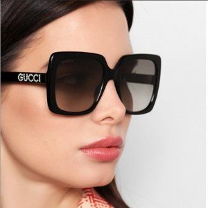 GUCCI | GG0418S Logo Oversized Square Sunglasses